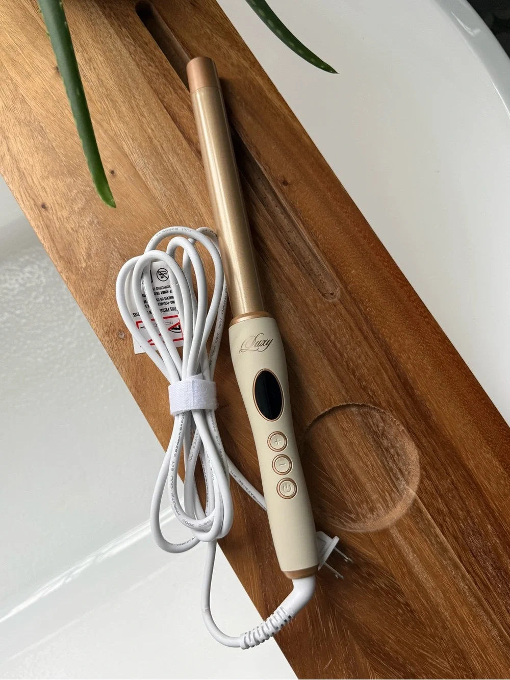 Luxy Hair Signature Hair Curler (Extended Barrel 1 inch Curling Wand)